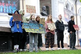Dont Stay Silent! Captivity Kills rally in Kyiv